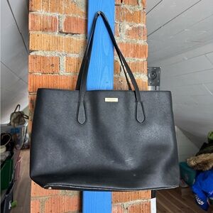 Kate Spade Laurel Way Jaymes Black Saffiano Leather Tote Bag